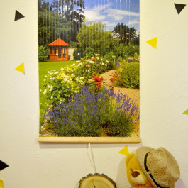 Настенный пленочный обогреватель картины Трио Сад