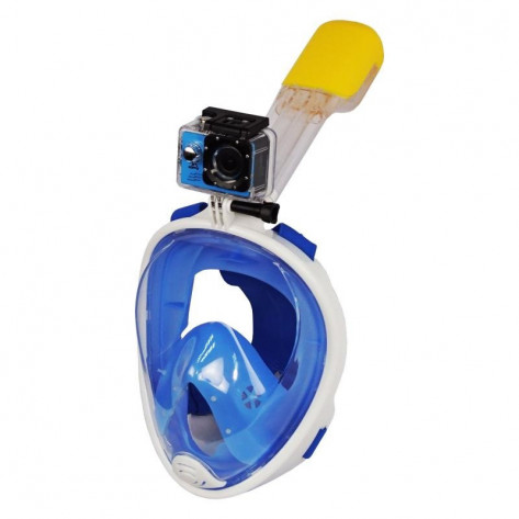 Маска для снорклинга Easybreath, подводная маска для плавания, Голубой  S/M