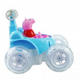 Машинка-перевертыш на радиоуправлении Свинка Пеппа, голубой
