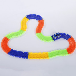 Детская светящаяся игрушечная дорога Magic Tracks 165 д. + 1 машинка