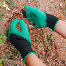 Садовые перчатки с когтями Garden Genie Gloves (Гарден Джени Гловес)