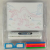 Доска для рисования 3d 4 в 1, магическая доска Magic 3d Drawing Board