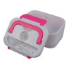 Автомобильный ланч-бокс с подогревом, розовый