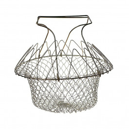 Складной дуршлаг - корзина Chef Basket из нержавеющей стали