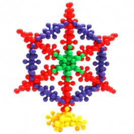 Объемный пазл, 3d конструктор Шестилистник 200 шт