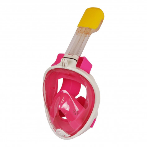 Маска для снорклинга Easybreath, подводная маска для плавания, Розовый L/XL