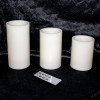 Набор из трех led-свечей с пультом, светодиодные LED свечи Luma Candles (3 шт.)