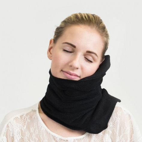 Подушка-шарф для путешествий Travel Pillow, черный