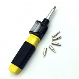 Универсальная отвертка с комплектом насадок Твист Бит (Twist bit) 6 В 1