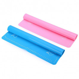 Коврик-подложка для раскатывания теста 40х50 см, голубой