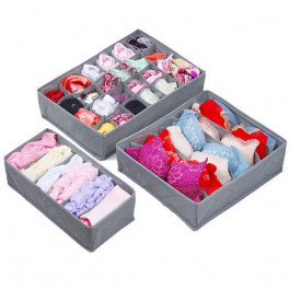 Набор органайзеров для хранения белья 3 шт