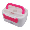 Автомобильный ланч-бокс с подогревом, розовый