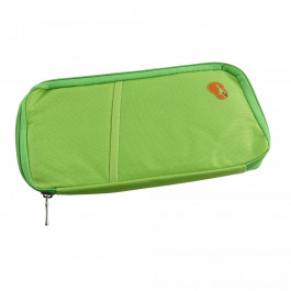 Дорожный органайзер для документов и карточек, зеленый