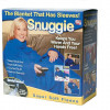 Флисовый плед с рукавами Snuggie (Снагги), синий